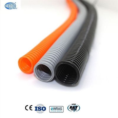 Le HDPE de construction a ridé le tuyau flexible de conduit de câble de tuyau 1.7mm à l'épaisseur de 4.5mm