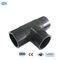 Raccord de tuyau en plastique EN 1555-3 BF Pièce en t égale 110mm Soudage par fusion bout à bout