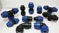 Accouplement bleu de garnitures de compression du HDPE ISO14001 pour le poly tuyau